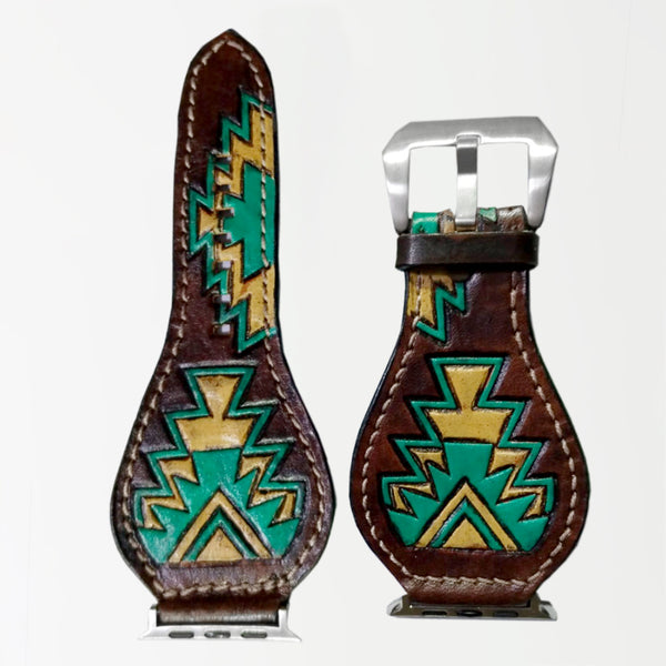 ADWAR155 American Darling Hand Tooled Leather Smart Watch Strap