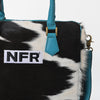 Official PRCA & NFR Licensed Collection®️Hair-on-Hide & Genuine Leather Speedy Bag