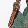 ADBGA1476ENFR American Darling Embroidered Suede Western Hobo Shoulder Bag