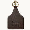 ADKRM141 American Darling Cowhide Key Ring Western Cowboys Design Hair-on Leather Tag