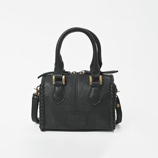 ADBGM1097 Checkered Hair On Hide & Leather Speedy Bag - American Darling