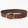BER221-Western leather Dog Collar