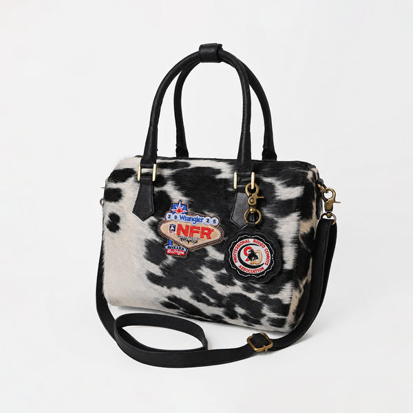 Official PRCA & NFR Licensed Collection®️ Hair-On Cowhide Leather Western Speedy Bag
