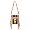 ADBG298 American Darling Hand Tooled Leather Saddle Blanket Crossbody