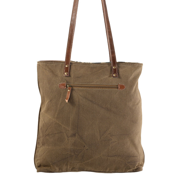 LC-KB194 Tote Upcycled Canvas Ladies Bag