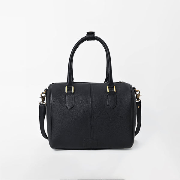 Official PRCA & NFR Licensed Collection®️ Black Genuine Western Leather Speedy Bag