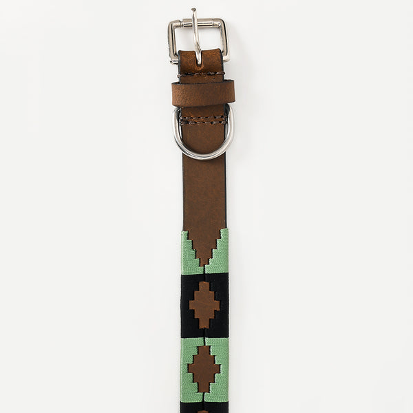 BEG101-Western Leather Dog Collar