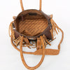 ADBGD131 American Darling Handcrafted Leather Speedy Bag with Turquoise Stone & Fringes