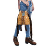 ADBG1272 American Darling Hair-On Cowhide Bucket Bag -Western Fringe Purse