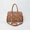 ADBGZ1006 American Darling Hand Tooled Leather Speedy Bag Western Handbag Purse