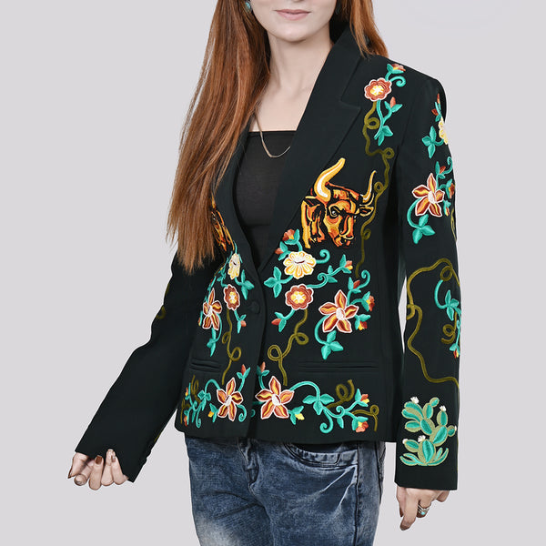 ADJKT076 American Darling Western Embroidered Apparel - Artisan Handcrafted Heritage Jacket