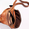 SWC149 Studded Leather Sling Bag
