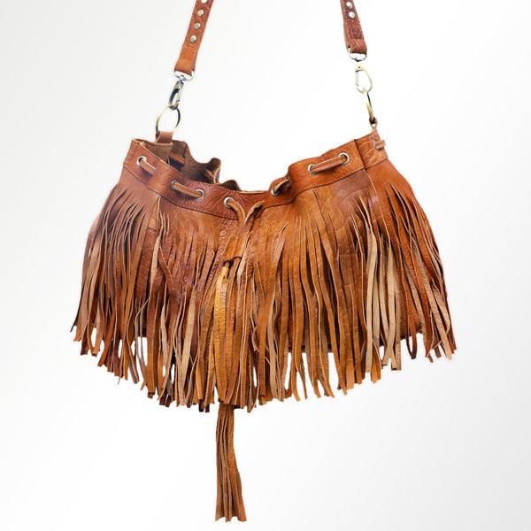 ADBGM178 Bucket Genuine Western Leather Women Bag