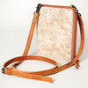 ADBG820 American Darling Handcrafted Leather Cross body Bag with Hair-On Cowhide