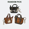 ADCHA131 American Darling Genuine Hair-On Mini Tote Bag & Keychain Pouch