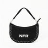 Official PRCA & NFR Licensed Collection® Premium Suede White Embroidered Western Shoulder Bag