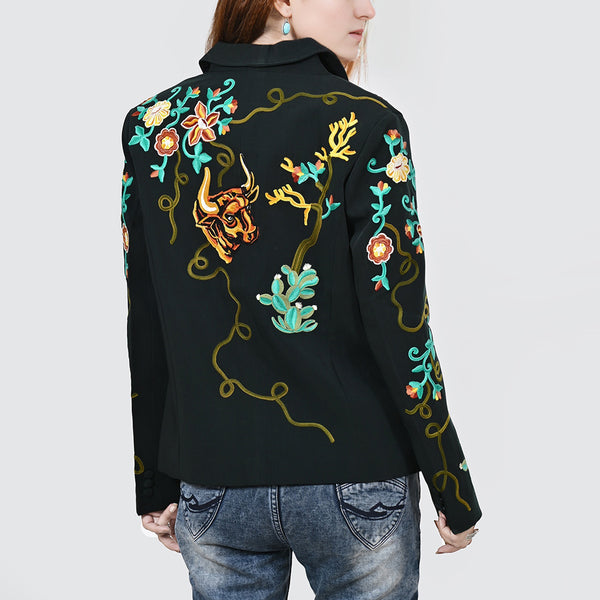 ADJKT076 American Darling Western Embroidered Apparel - Artisan Handcrafted Heritage Jacket