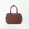 Official PRCA & NFR Licensed Collection®️ Brown Genuine Western Leather Speedy Bag