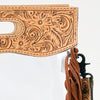 ADBG1172 American Darling Tooled Leather Clear Bag -Fringe Crossbody Purse