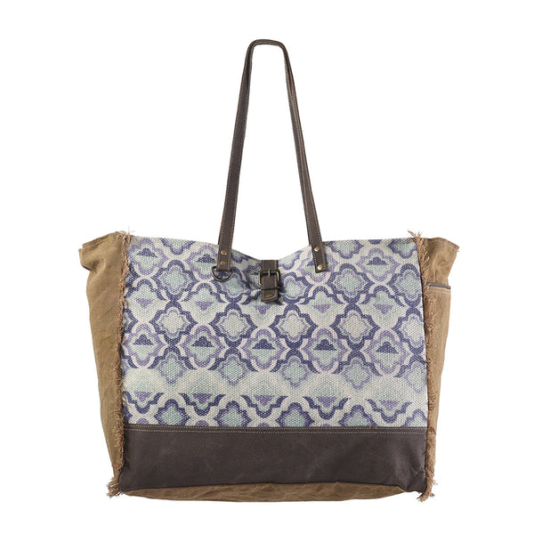 LC-KB235 Weekender Upcycled Canvas Ladies Bag