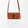 Frontier Rodeo Genuine LeatherBlack Embroidered organizerBag