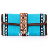 ADBGA319 American Darling Hand Woven Saddle Blanket & Tooled Leather Jewelry Case