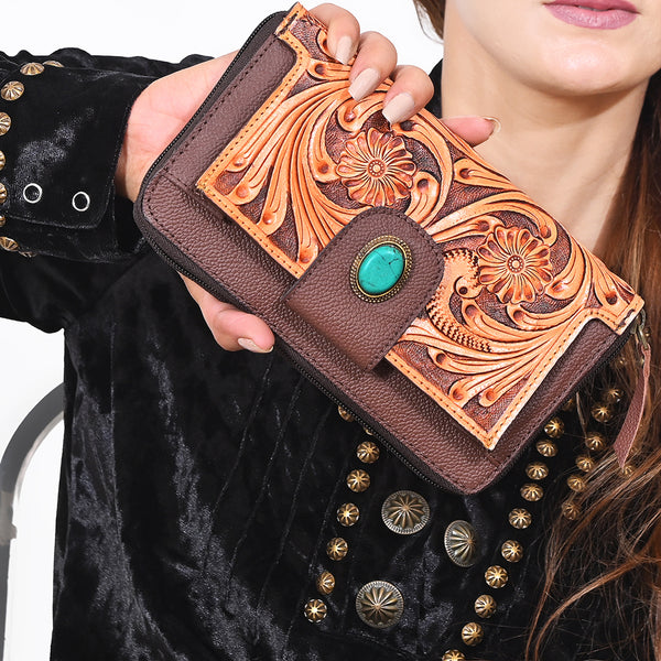KBG104 Wallet Genuine Leather women bag western Bag