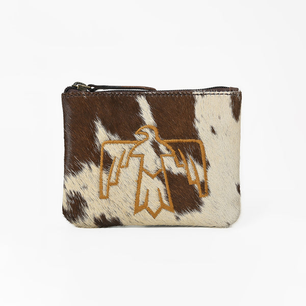 KBG254 American Darling Hair on Hide Western Thunderbird Coin Purse
