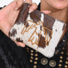 KBG254 American Darling Hair on Hide Western Thunderbird Coin Purse
