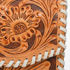 KBG316 American Darling Hand Tooled Western Floral Buckstitch Wallet
