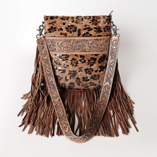 ADBGS192 Large Crossbody Genuine Western Leather Women Bag Pearl