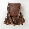 ADBGS192 Large Crossbody Genuine Western Leather Women Bag Pearl