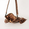 ADBGS192 Large Crossbody Genuine Western Leather Women Bag Pearl
