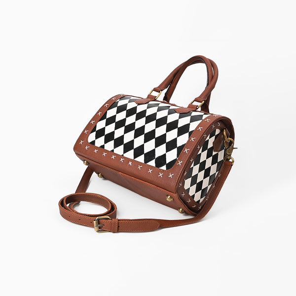 OHA154 Speedy Genuine Western Leather Women Bag