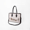Sandy Rodeo Genuine Hair On Leather Tote Bag