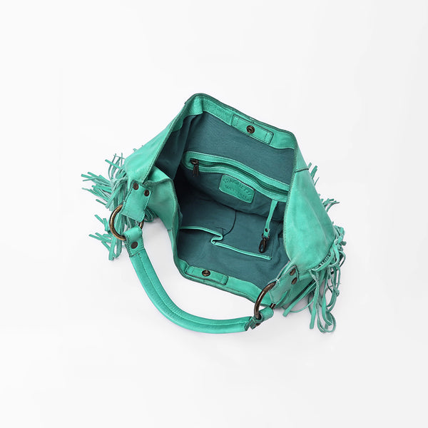 SWC127 Signature Side-Fringe Hobo Bag