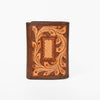 BEBGM183-Western Leather Trifold Wallet