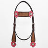 BER115-Western Leather Headstall