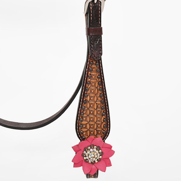 BER115-Western Leather Headstall