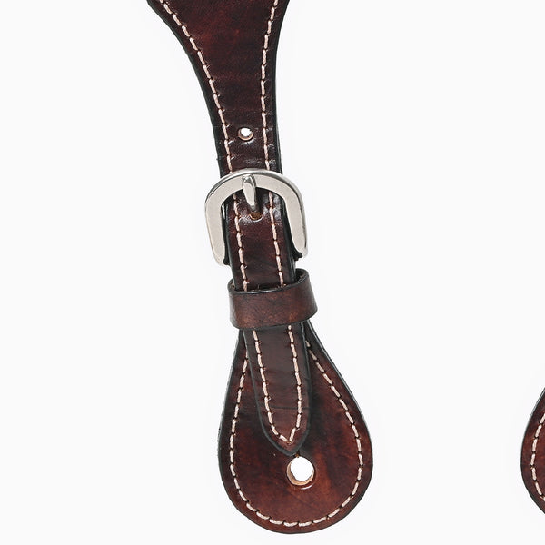 BER270-Western American Leather Spur Strap