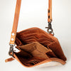 ADBG820 American Darling Handcrafted Leather Cross body Bag with Hair-On Cowhide