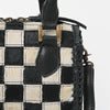 ADBGM1097 Checkered Hair On Hide & Leather Speedy Bag - American Darling