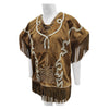 ADSH040 Genuine Leather Women Shirt Jacket Dress