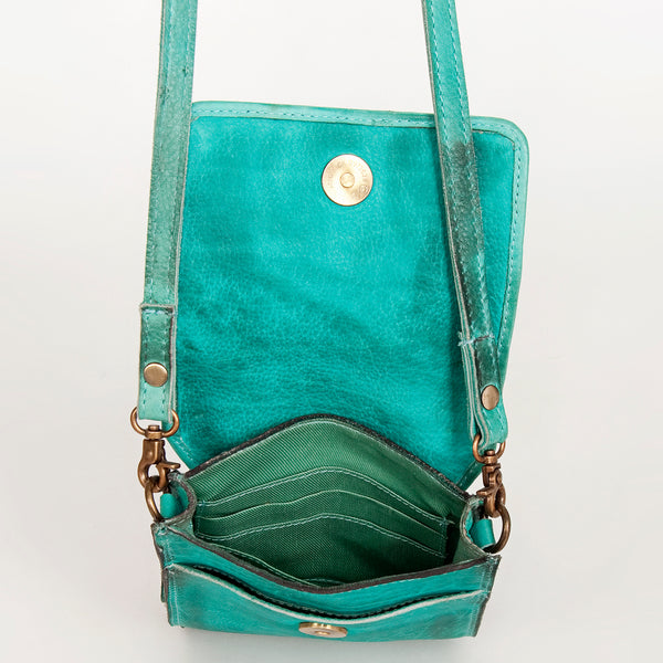 LC-NMBGM134 Cell phone Holder Genuine Western Leather Women Bag