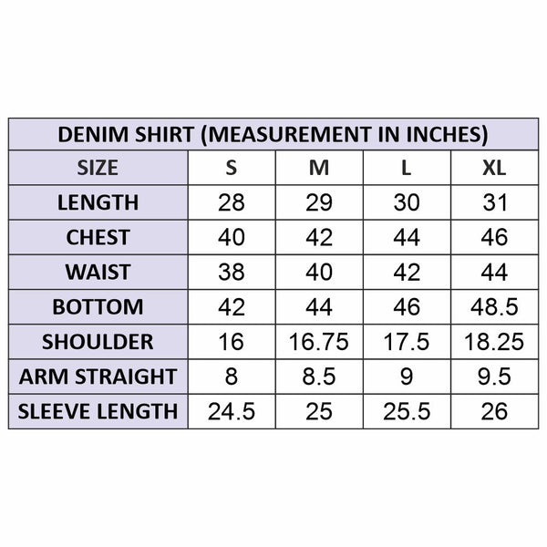 LC-ADSH026 Women's Light Wash Western Denim Shirt with Hand-Tooled Black Backed Floral Leather Yoke