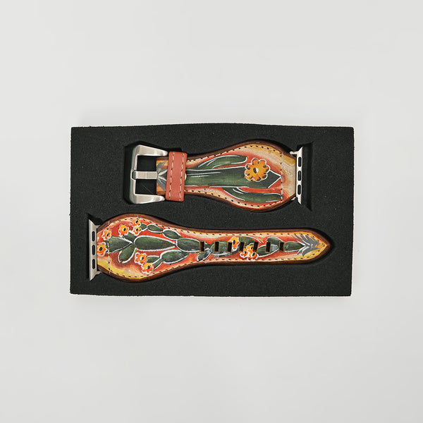 ADWAM131 American Darling Genuine Leather Hand Painted Watch Strap