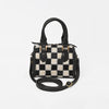 ADBGM1097 Checkered Hair On Hide & Leather Speedy Bag - American Darling