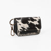ADCHA124 American Darling Genuine Leather & Hair-on-Hide Mini Pouch Keychain Case