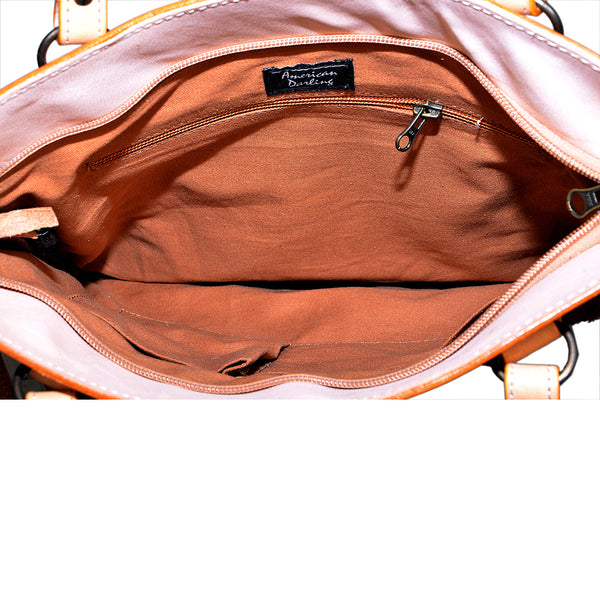 LC-ADBGS111TAW Tote Genuine Western Leather Women Bag
