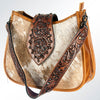 LC-ADBGS101TAW Hobo Hair On Genuine Western Leather Women Bag